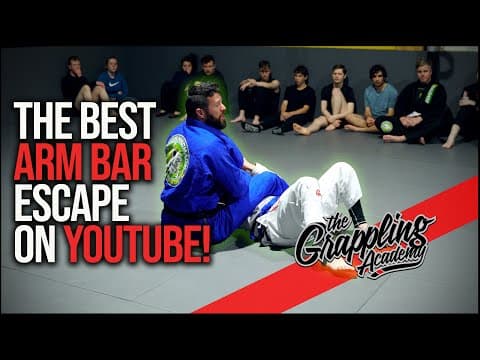 The BEST ARM BAR ESCAPE For White Belts On YouTube!!