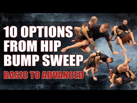 10 Options from Hip Bump Sweep | Jiu-Jitsu Fundamentals