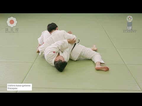 後袈裟固の逃れ方 /  Ushiro-kesa-gatame Escapes