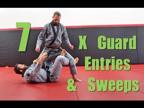 7 BJJ X Guard Drills ( Entries and Sweeps )