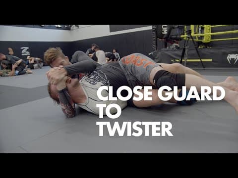 Love the Twister Submission?  How to Go from Closed Guard to a Nasty Twister Finish