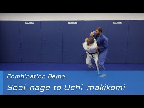 Seoi-nage to Uchi-makikomi - Combination demo