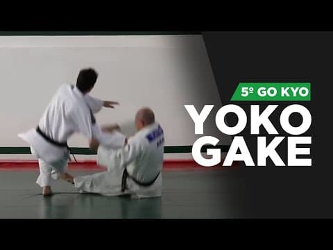 YOKO-GAKE - 5º Go Kyo Judô