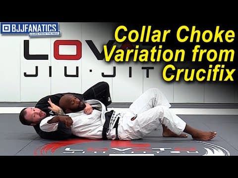 Collar Choke Variation from Crucifix Position by Dallas Niles