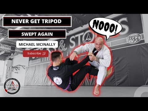 NEVER get Tripod swept again! The ultimate tripod sweep defense.