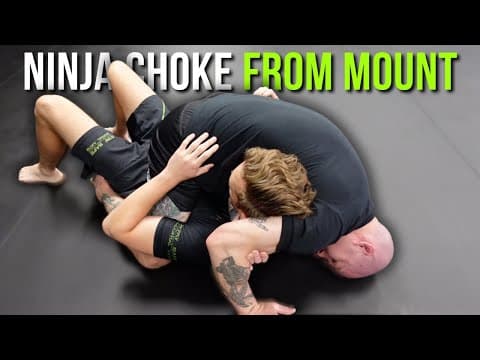 Technique Of The Week | Ninja Choke From Mount