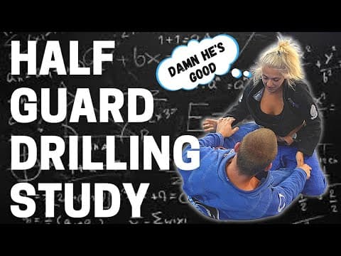 Half Guard Drilling Study With Commentary