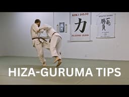 Hiza-Guruma Tips | Riki Judo Dojo