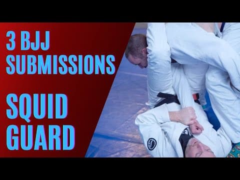 3 BJJ Submissions you must know from Squid Guard