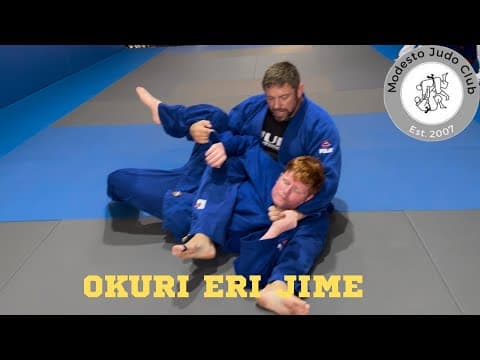 Falling Okuri Eri Jime Judo 🥋#857
