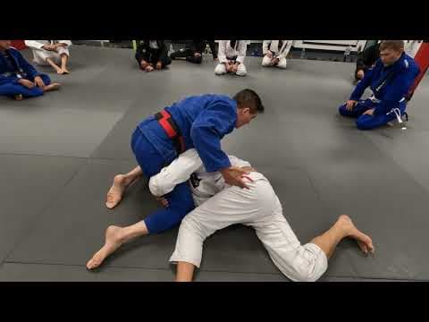 Dual threat in escaping side control