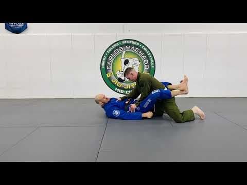 The Star Sweep To Counter Them Standing Up in Your Closed Guard by Greg Hamilton BJJ