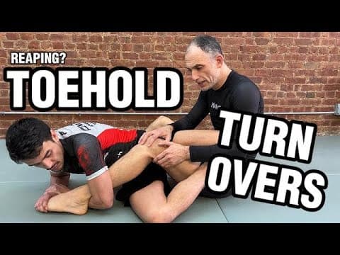 Attack the Toehold: Submit OR Take the Back (bjj/jiu-jitsu/mma)