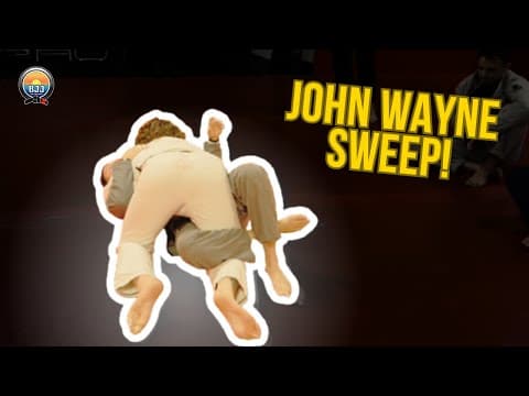 Two Variations of the John Wayne Sweep | BJJ for Breakfast