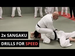 2x Sangaku Jime transition drills to improve your speed in Judo / BJJ