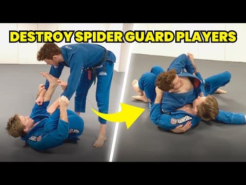 How to Pass the Spider Guard in Jiu-Jitsu