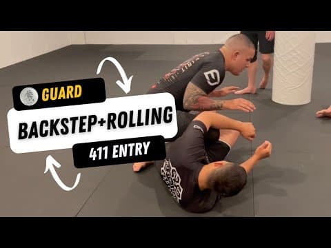 BACKSTEP + ROLLING 411 (ENTRY) | JIU JITSU HAUS