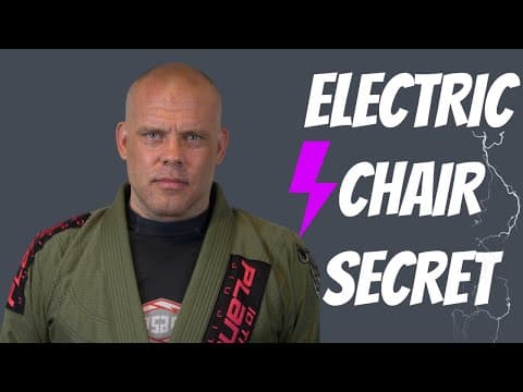 This LOTUS LOCKDOWN Electric Chair detail changes everything! ⚡Crucial BJJ electric chair detail💥