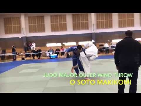 Classic O Soto Makikomi  大外巻込  Judo throw