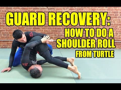 Guard Recovery: How to Do a Shoulder Roll (No Gi Jiu-Jitsu/BJJ)