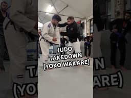 Judo Takedown - Yoko Wakare #judo #takedown #jiujitsu #wrestling #mma