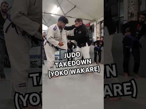 Judo Takedown - Yoko Wakare #judo #takedown #jiujitsu #wrestling #mma