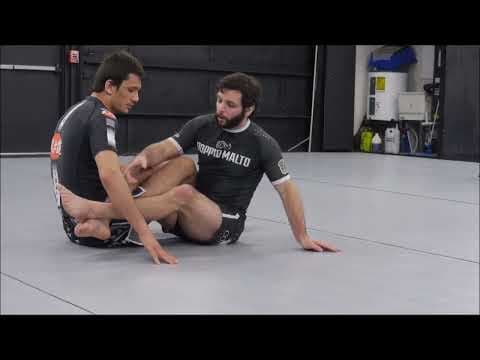 Leglock technique - Moving safely from defense to offense in the 5050 position