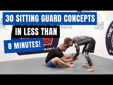 30 Sit Up Guard Concepts In Less Than 8 Minutes By Jason Scully - BJJ and Grappling Sitting Guard