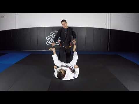 Defending the waiter/muscle sweep when standing in guard