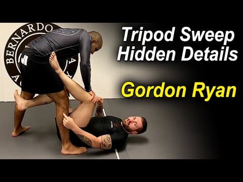 Hidden Details In The BJJ Tripod Sweep (Open Guard) That You Have Never Seen Before by Gordon Ryan