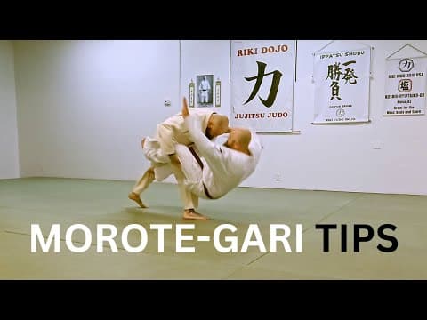 Morote-Gari Tips | Riki Judo Dojo