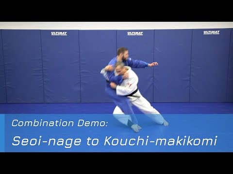 Seoi-nage to Kouchi-makikomi - Combination demo