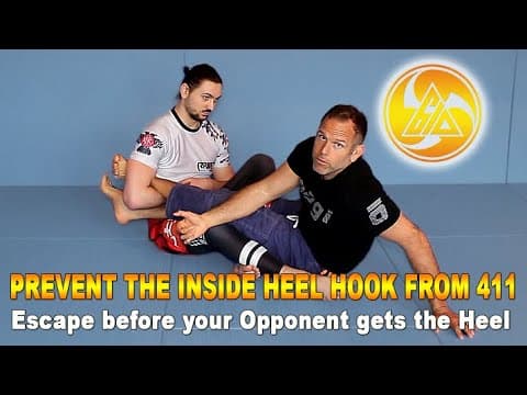 How to prevent the inside Heel Hook from the 411 / Saddle Position before your heel gets caught.