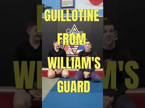 Try this Guillotine from the William's Guard/ Bjj Technique #shorts