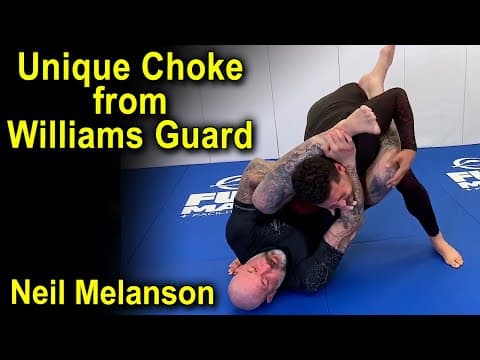 Unique BJJ Choke From The Shoulder Pin Guard (Williams Guard) by Neil Melanson