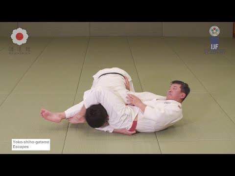 横四方固の逃れ方 /  Yoko-shiho-gatame Escapes