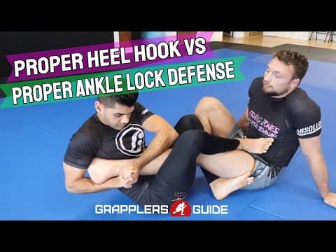 Craig Jones - Proper Heel Hook Defense vs. Proper Ankle Lock Defense - Quick Tip!