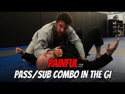 Brutal Stack Pass/Collar Choke Combo I Teach White Belts in BJJ